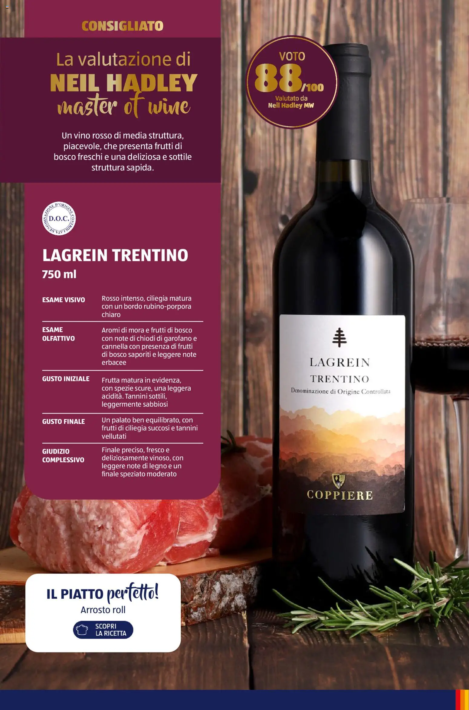 Volantino Aldi del 12.01.2026 | Pagina: 18 | Prodotti: Spezie, Chiodi, Piatto, Vino rosso