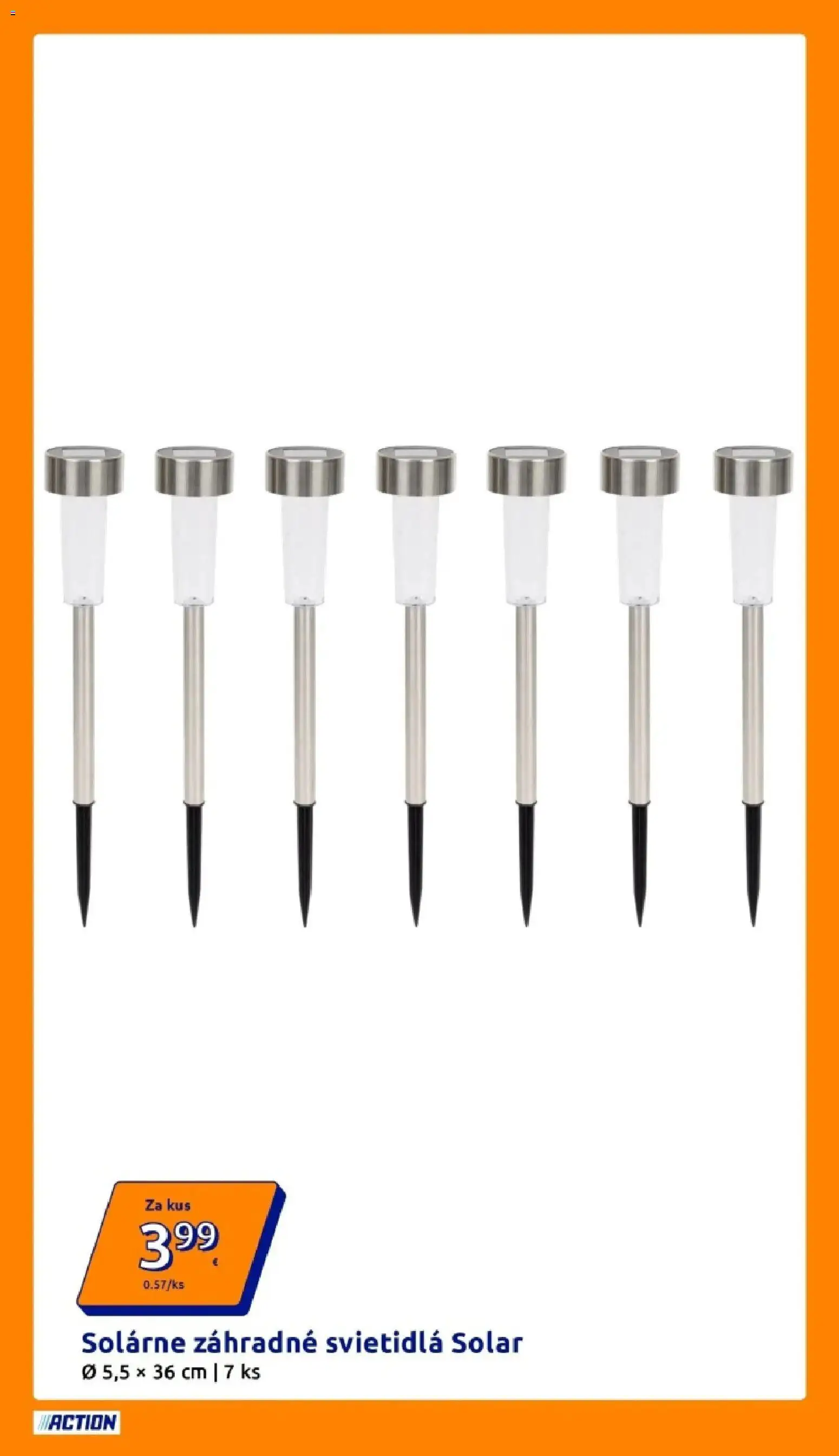 Nové Action akcie – leták je platný od 15.04.2026 | Strana: 7 | Produkty: Svietidlá