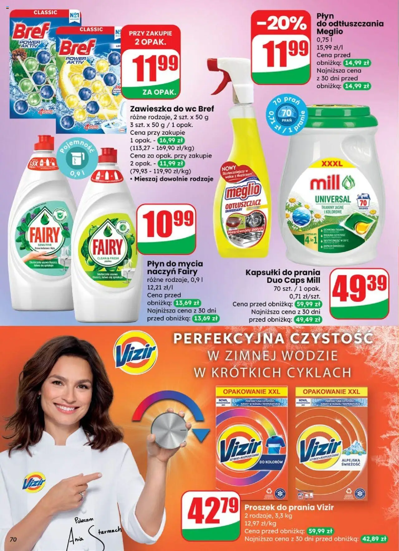 Dino Gazetka od 17.09.2025 | Strona: 70 | Produkty: Fairy, Proszek do prania Vizir, Proszek do prania, Płyn do mycia naczyń