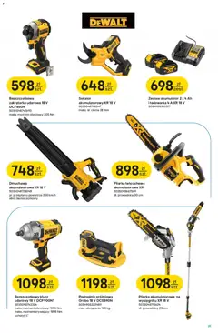 Pogląd oferty "Castorama Gazetka" - ważna od 05.11.2025 | Strona: 21 | Produkty: Ładowarka, Sekator