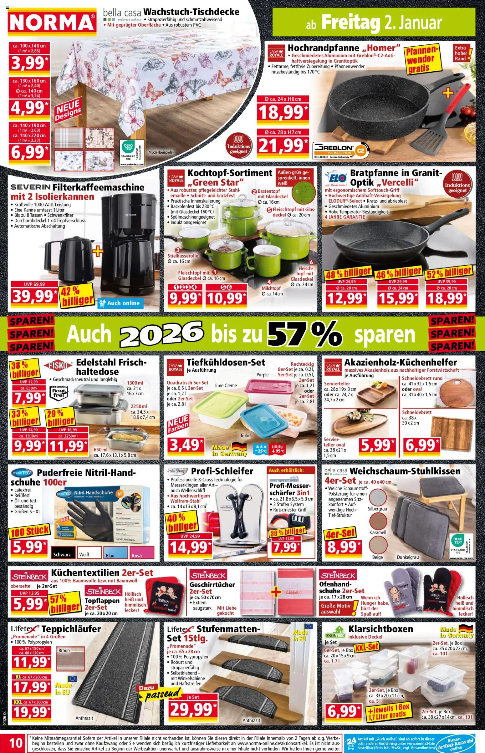 Norma Prospekt 	 – gültig ab 29.12.2025 | Seite: 9 | Produkte: Öl, Box, Filterkaffeemaschine, Fleisch