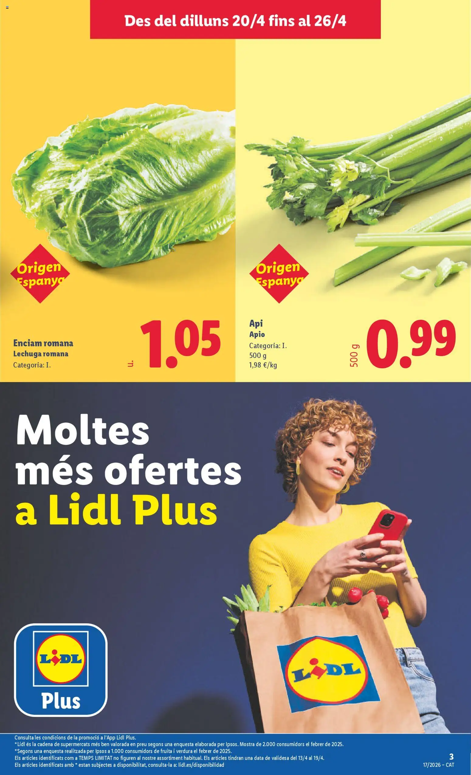Lidl folleto │ válido desde el 20.04.2026 | Página: 3 | Productos: Μαξιλάρι λαιμού