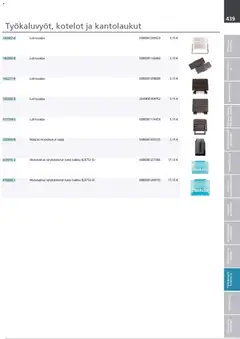 Makita-mainoslehti voimassa 24.03.2026 alkaen | Sivu: 439 | Tuotteet: Monitoimikone, Kansi, Käsineet