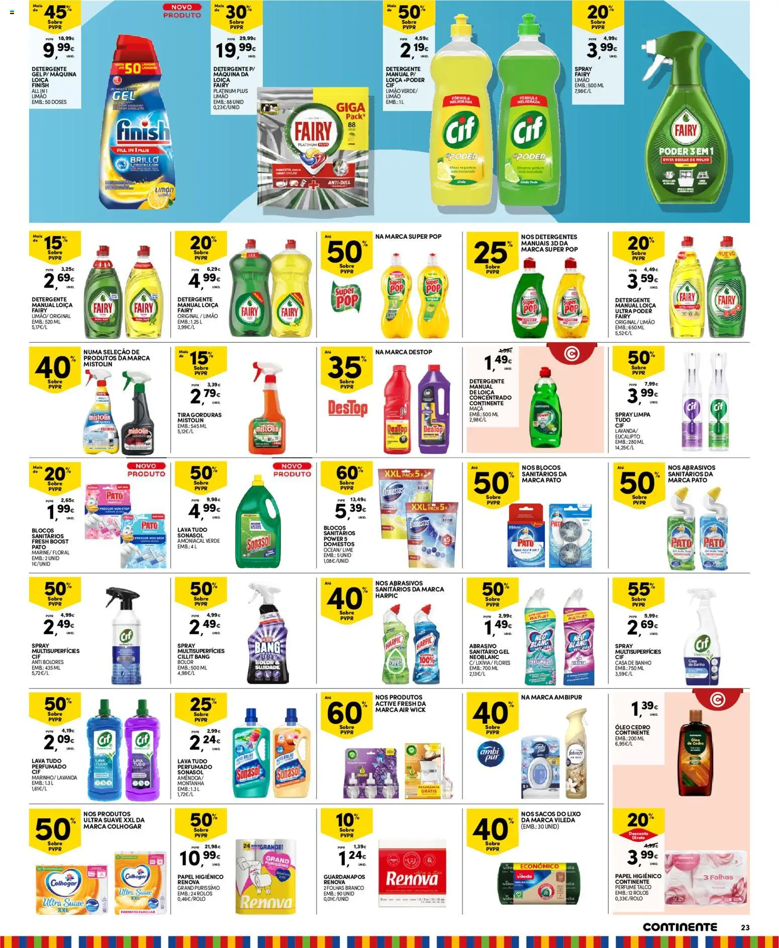 Continente Madeira │ válido de 07.04.2026 | Página: 23 | Produtos: Perfume, Fragrância, Cillit bang bolor, Casa de banho