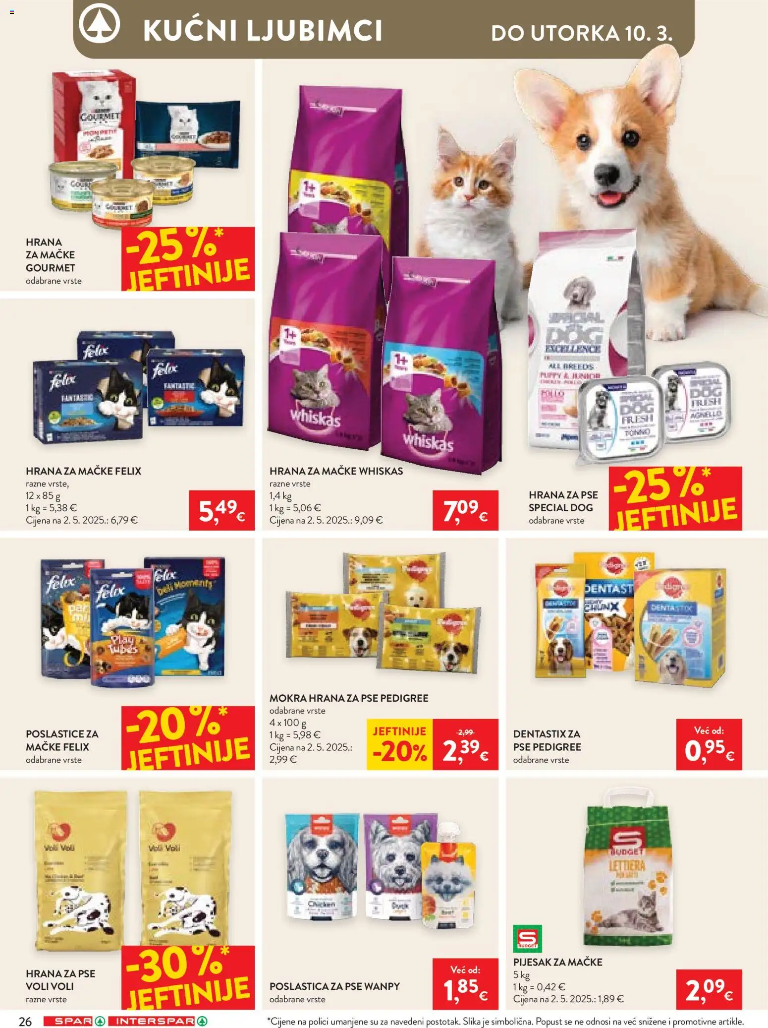 Spar katalog | vrijedi od 04.03.2026 | Stranica: 31 | Proizvodi: Whiskas, Hrana za pse, Hrana za mačke
