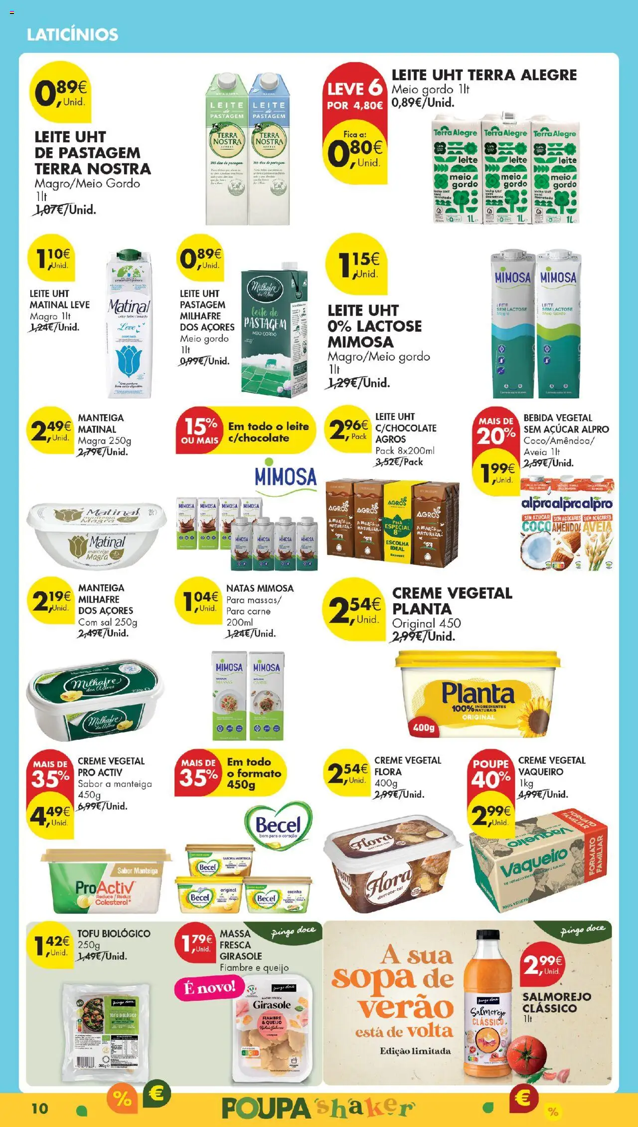 Pingo Doce Poupe Esta Semana Madeira │ válido de 19.08.2025 | Página: 10 | Produtos: Sal, Sopa, Leite, Açúcar