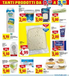 Anteprima del volantino Volantino D Più	 valido a partire dal 13.10.2025 | Pagina: 6 | Prodotti: Yogurt, Panna, Stracchino, Latte condensato