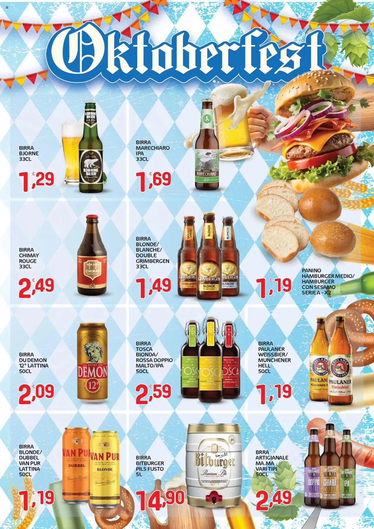 Volantino CRAI del 02.10.2025 | Pagina: 9 | Prodotti: Birra, Hamburger