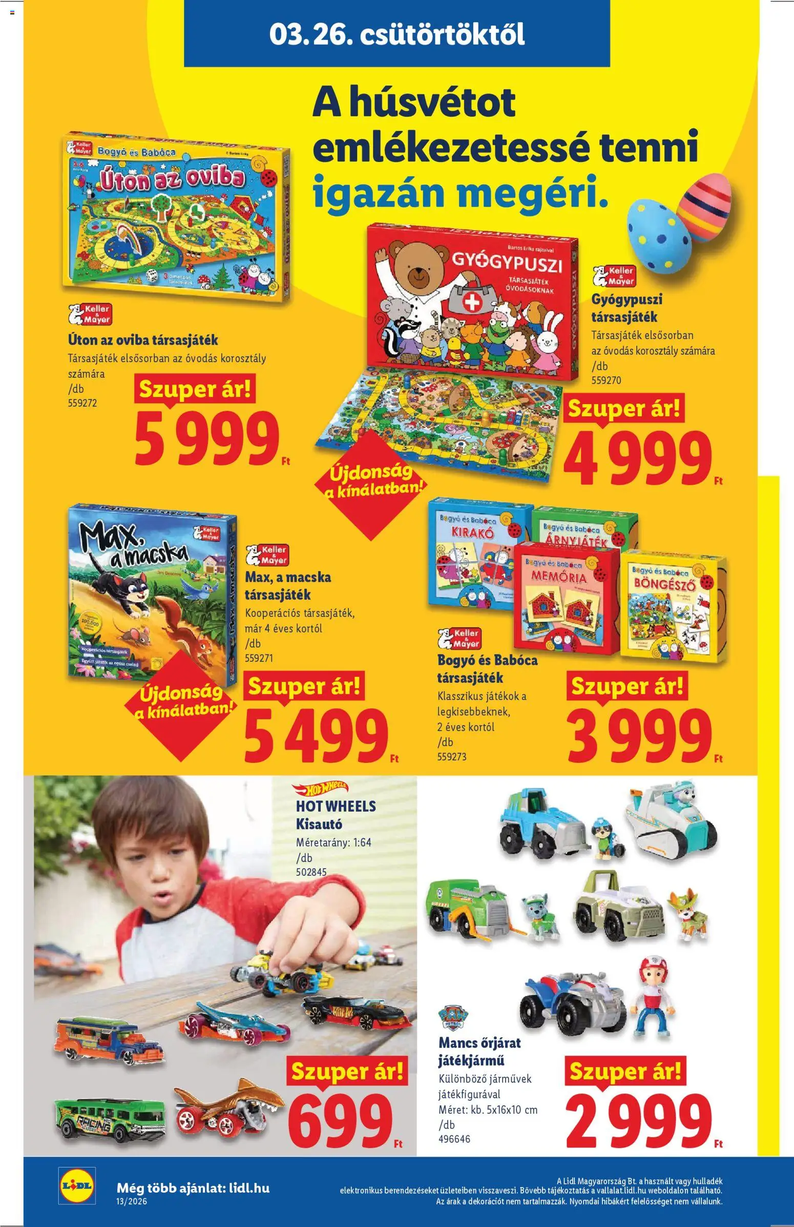 Lidl akciós ujság - amely érvényes a következő dátumtól: 26.03.2026 | Oldal: 40