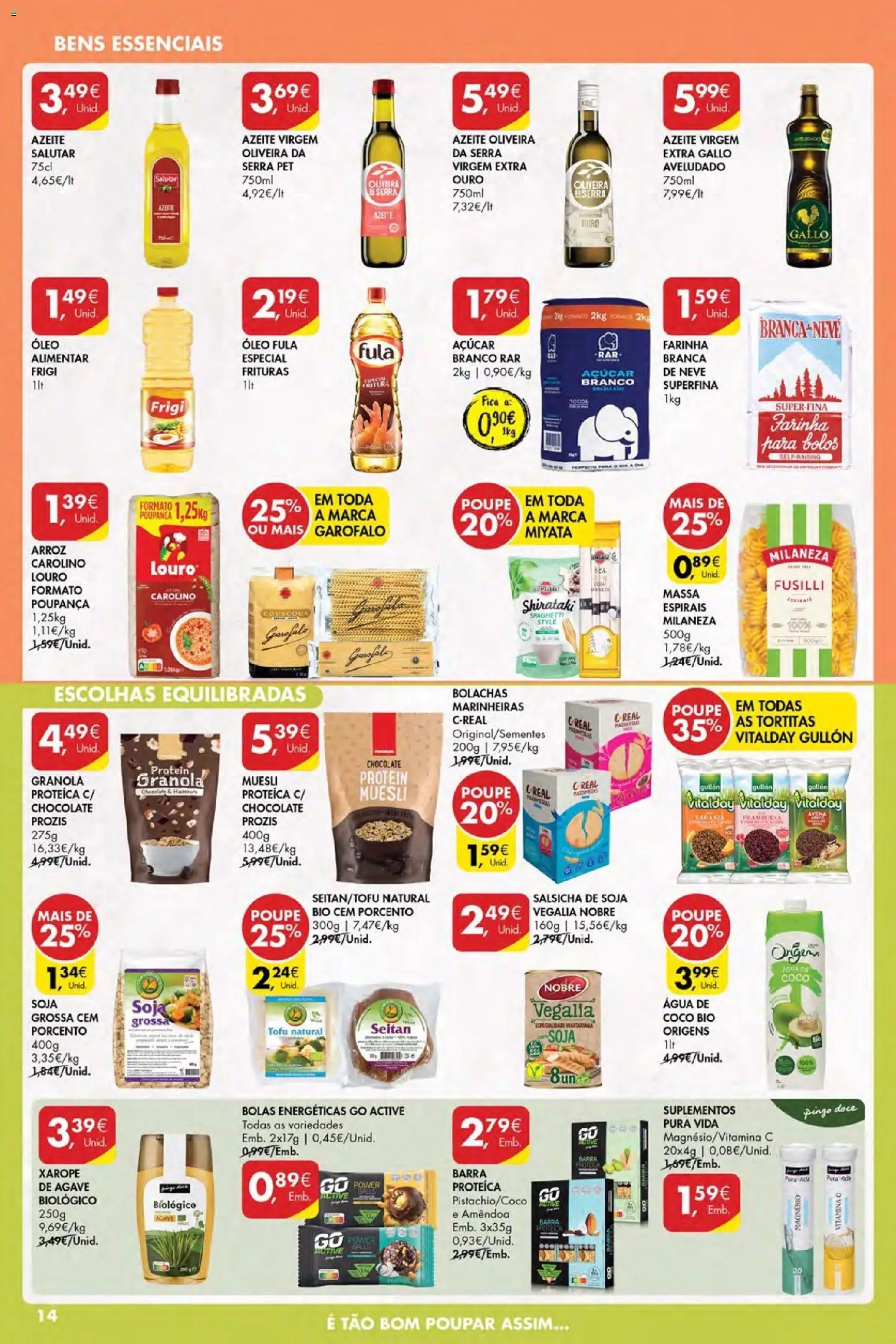 Pingo Doce Poupe Esta Semana Açores │ válido de 23.04.2026 | Página: 14 | Produtos: Soja, Louro, Chocolate, Xarope