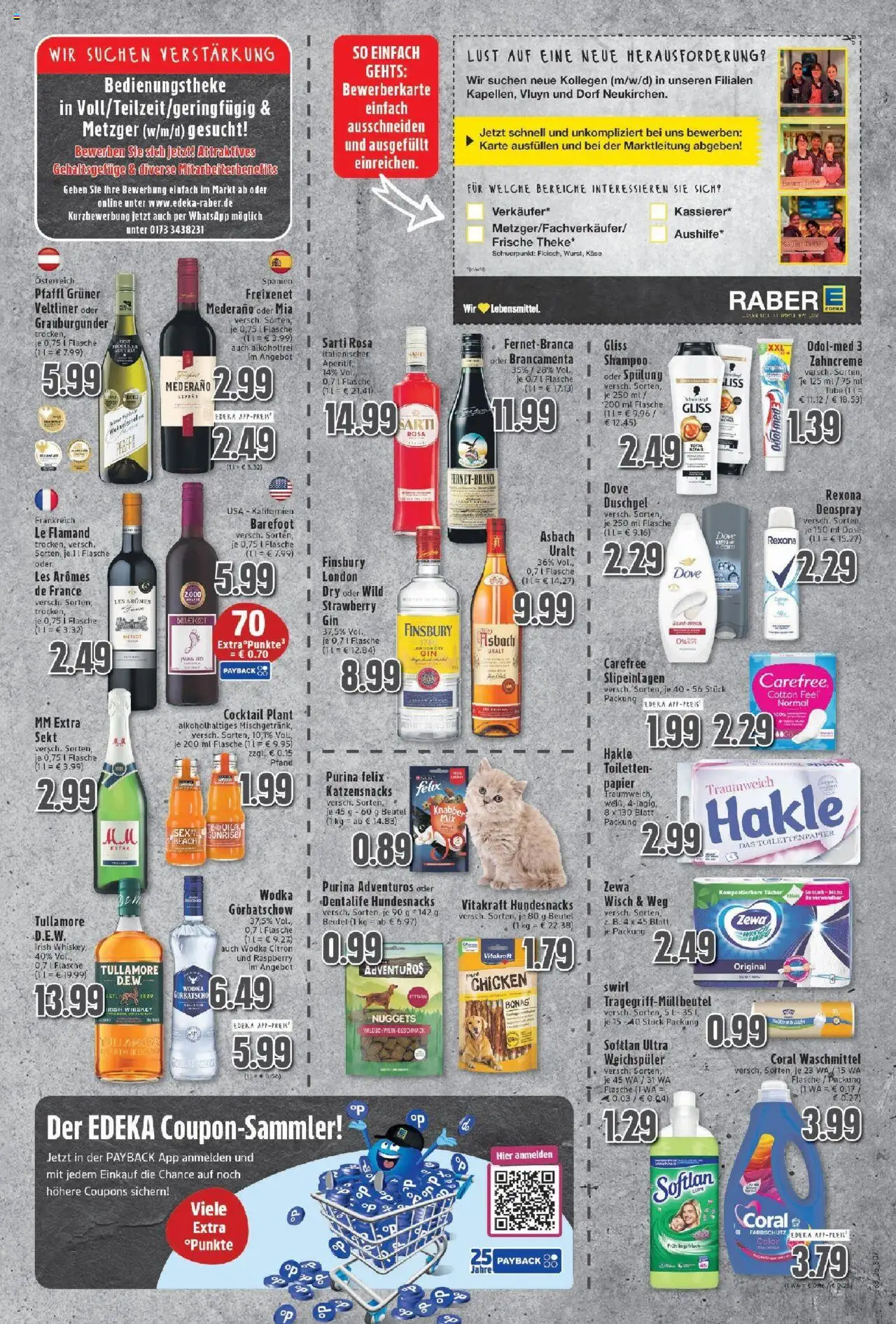 Edeka prospekt Moers	 - gültig ab dem 11.08.2025 | Seite: 7 | Produkte: Sekt, Spülung, Gin, Toilettenpapier