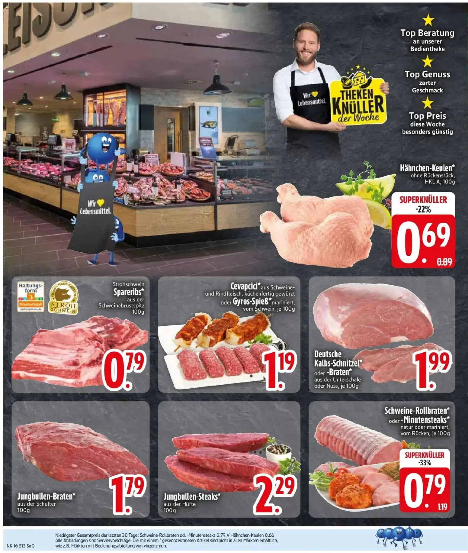 Edeka prospekt Garching	 – gültig ab 13.04.2026 | Seite: 14 | Produkte: Top, Hahnchen, Cevapcici