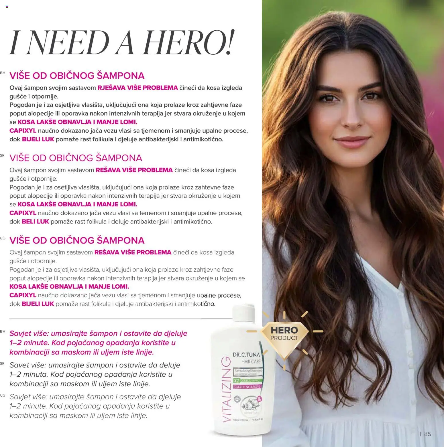 Farmasi katalog - važi od 01.03.2026 | Strana: 85 | Proizvode: Beli luk, Šampon
