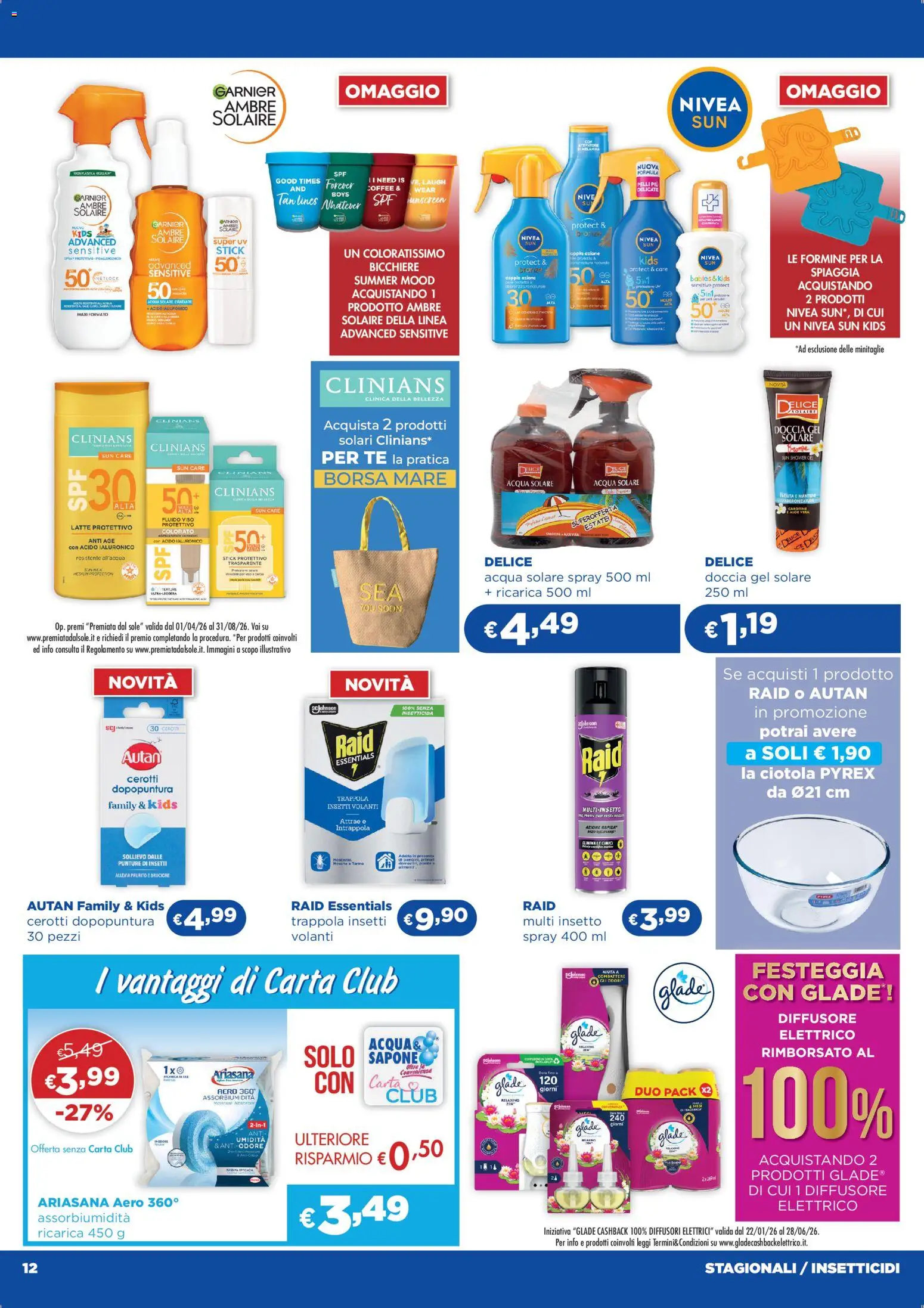 Volantino Acqua e Sapone del 29.04.2026 | Pagina: 12 | Prodotti: Acqua solare, Borsa, Insetticida, Ciotola