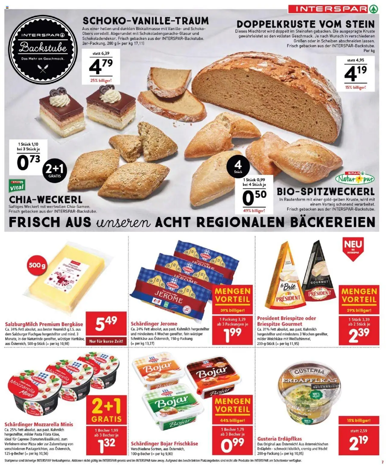 Interspar Flugblatt - Burgenland Nord gültig ab 09.10.2025 | Seite: 7 | Produkte: Pasta, Pizza