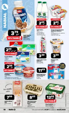 Netto gazetka - Spożywcza od 21.07.2025 | Strona: 10