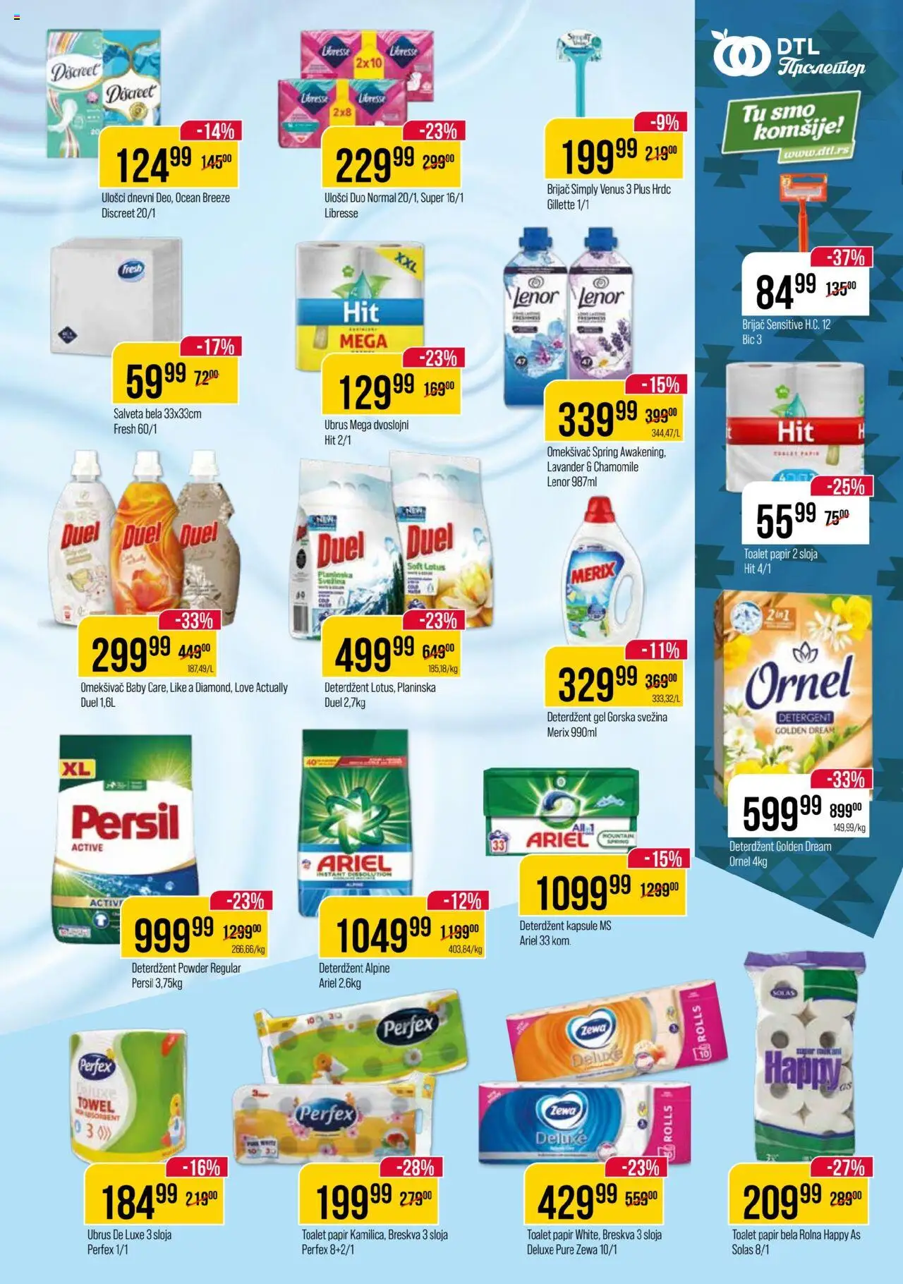 Metalac Proleter katalog - važi od 13.08.2025 | Strana: 11 | Proizvode: Toalet papir, Ubrus, Breskva, Persil