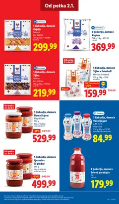 S ljubavlju, domaće Voćni jogurt, 2,8% m. m. Više vrsta 330 g - pregled Lidl kataloga - važi od 02.01.2026 | Strana: 41