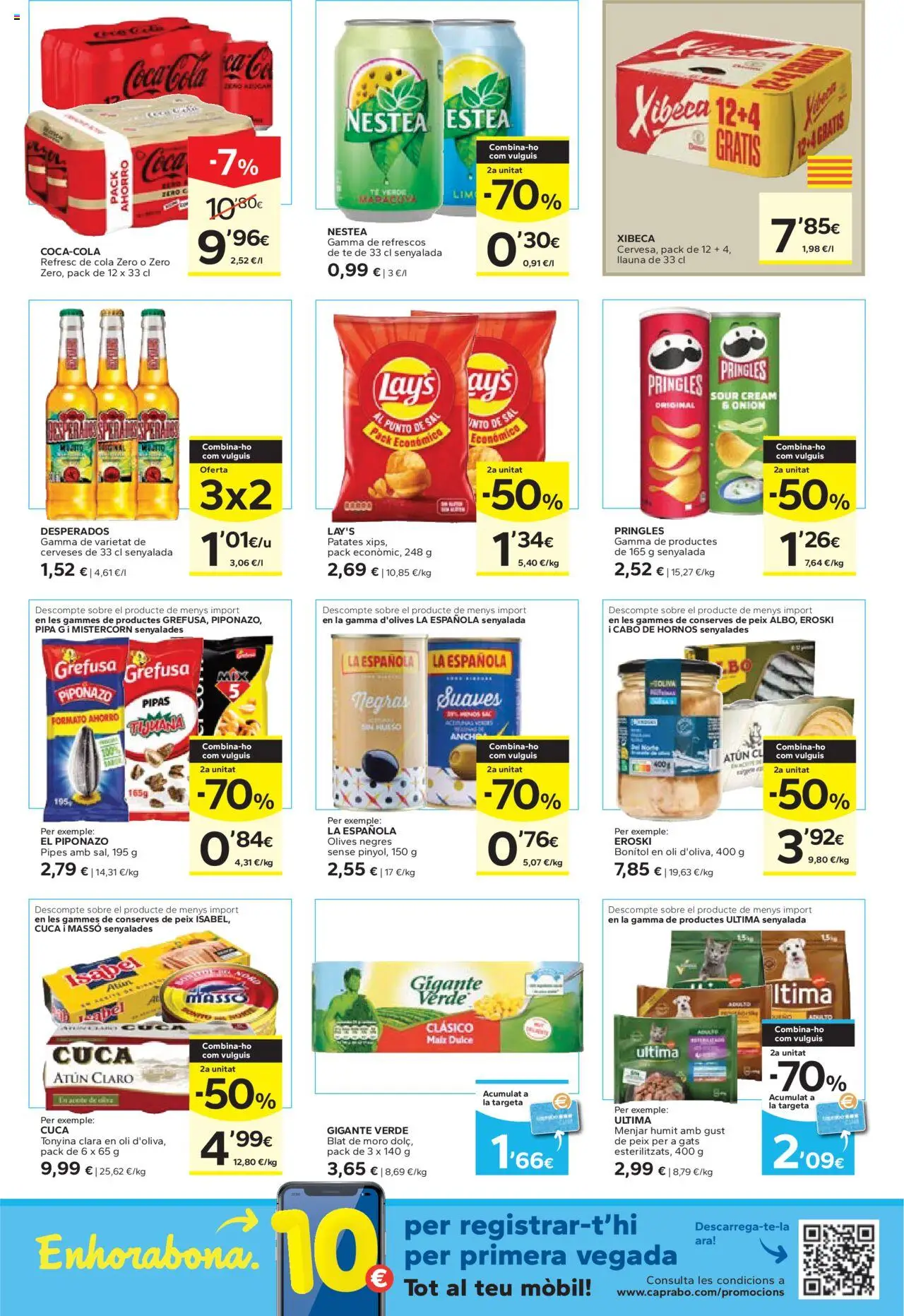 Caprabo -  │ válido desde el 31.07.2025 | Página: 9 | Productos: Aceite, Té, Παρμεζάνα, Atún claro