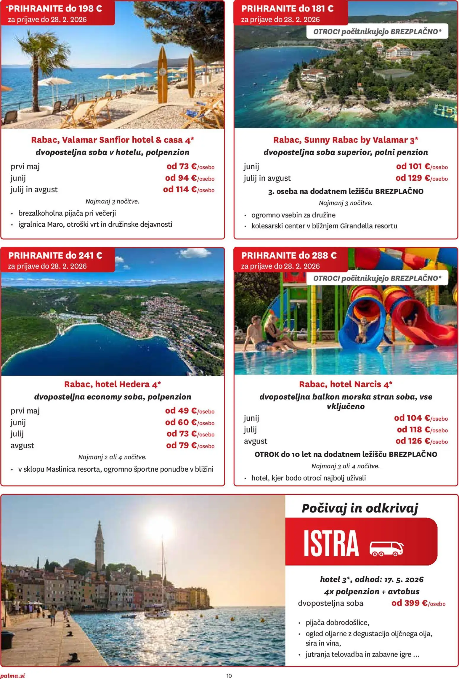 Novi Palma katalog ponudbe – veljaven od 05.01.2026 | Stran: 10