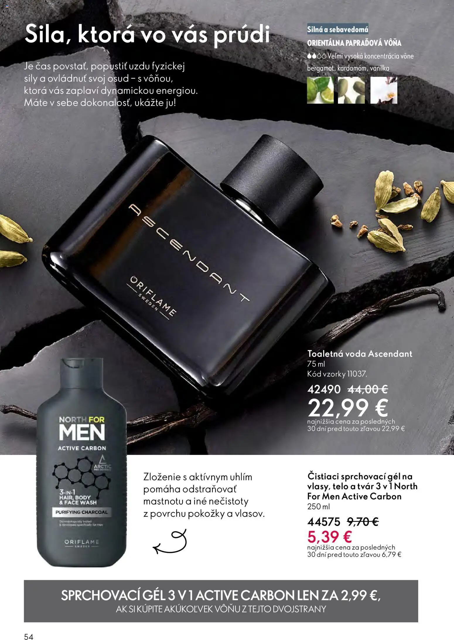 Nové Oriflame akcie – leták je platný od 04.03.2026 | Strana: 54 | Produkty: Toaletná voda, Voda