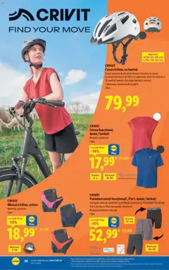 Catalog Lidl – valabil de la 28.07.2025 | Pagină: 26 | Produse: Mănuși, Tavuk suyu, Tricou, Pantaloni scurți