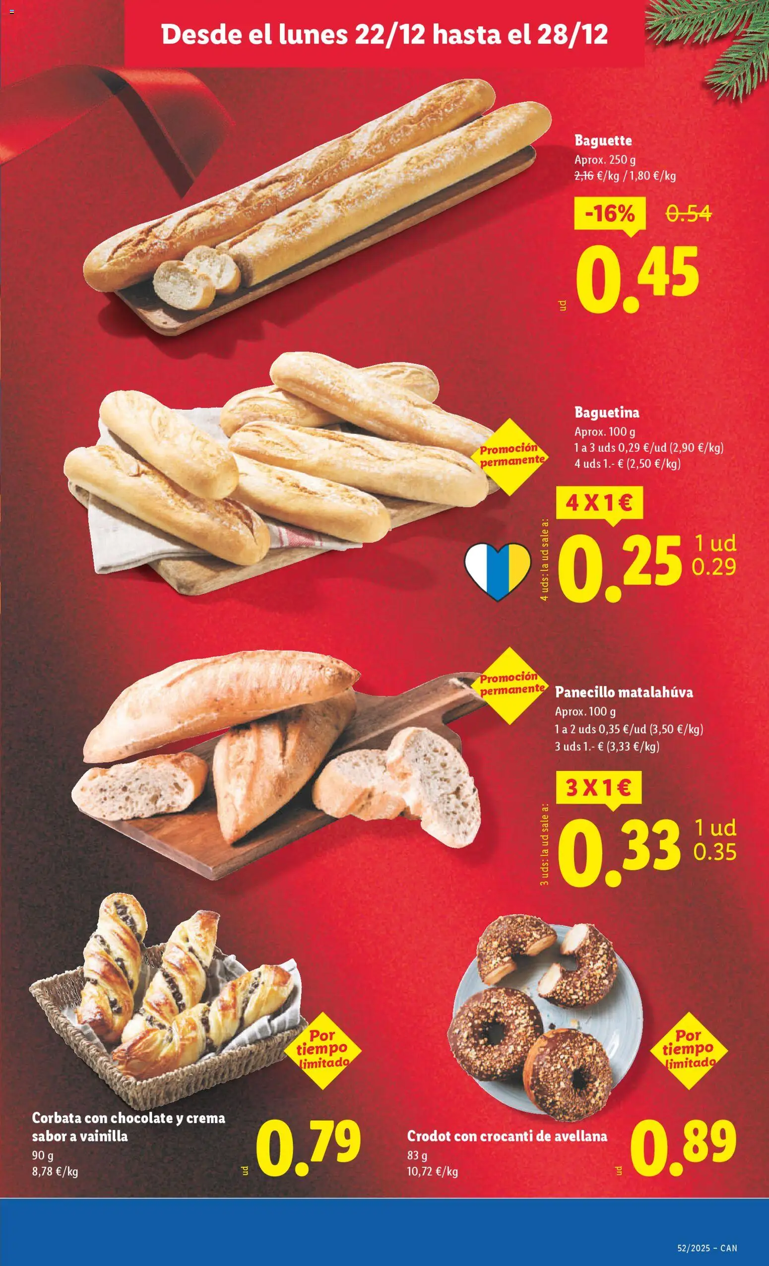 Lidl - Canarias │ válido desde el 22.12.2025 | Página: 23 | Productos: Chocolate, Crema