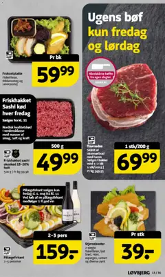 Løvbjerg - Tilbudsavis uge 19 gyldig fra 01.05.2026 | Side: 11 | Produkter: Vin, Bøffer, Leverpostej, Bacon