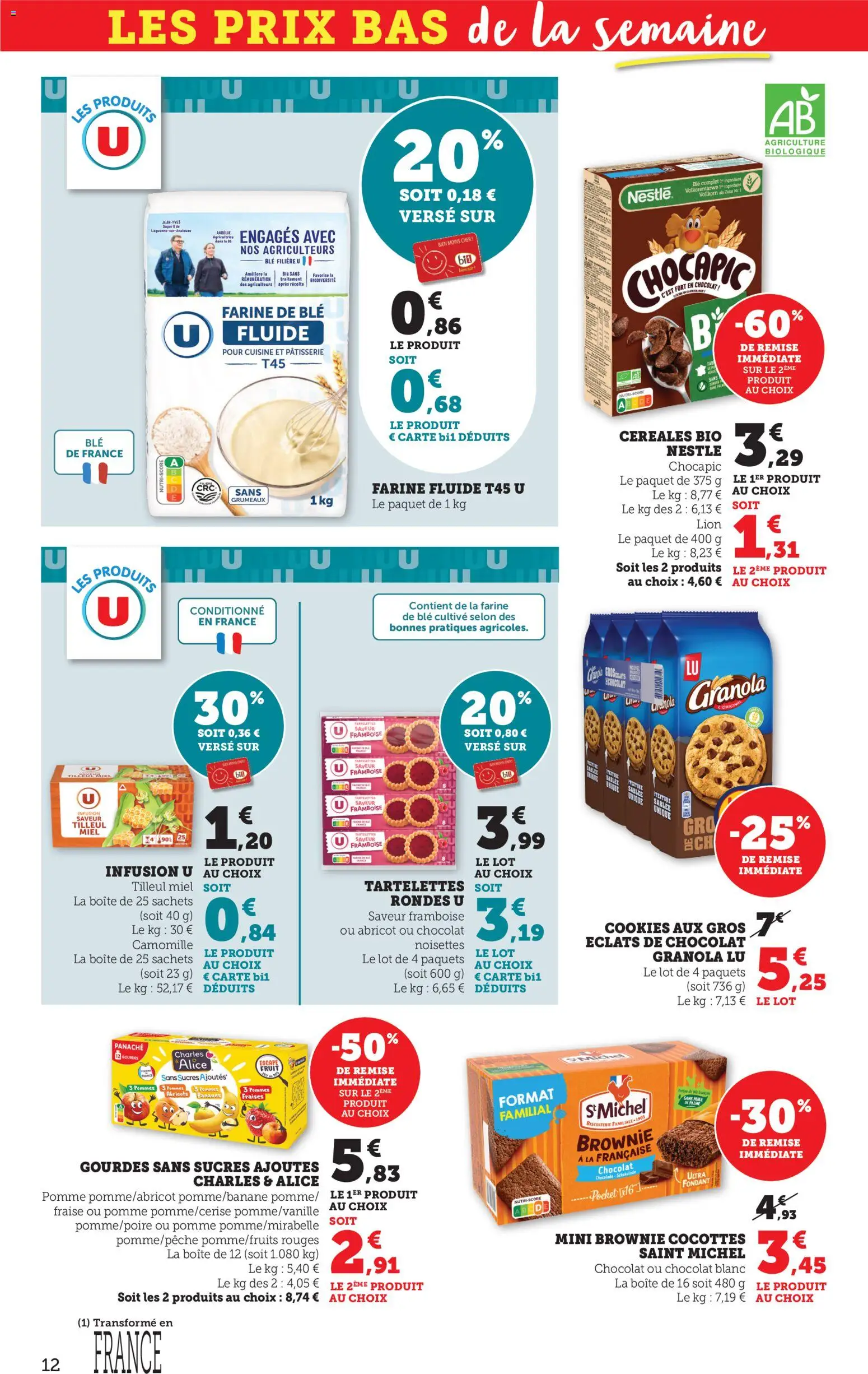 {H1} | Page: 13 | Produits: Abricot, Farine, Céréales, Granola