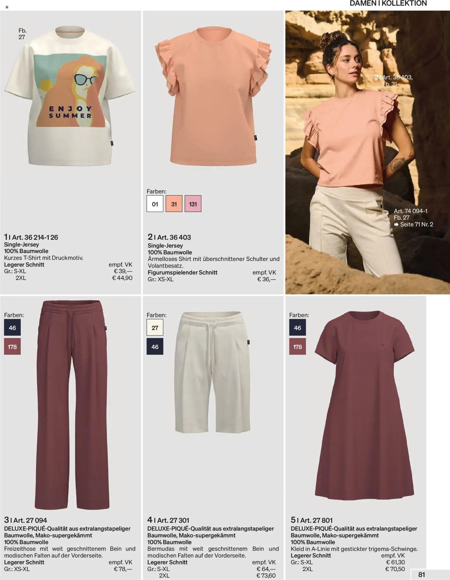 Trigema Prospekt – gültig ab 01.02.2026 | Seite: 81 | Produkte: Shirt, Kleid