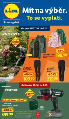 Náhled letáku Lidl leták - Spotřební zboží od 27.10.2025