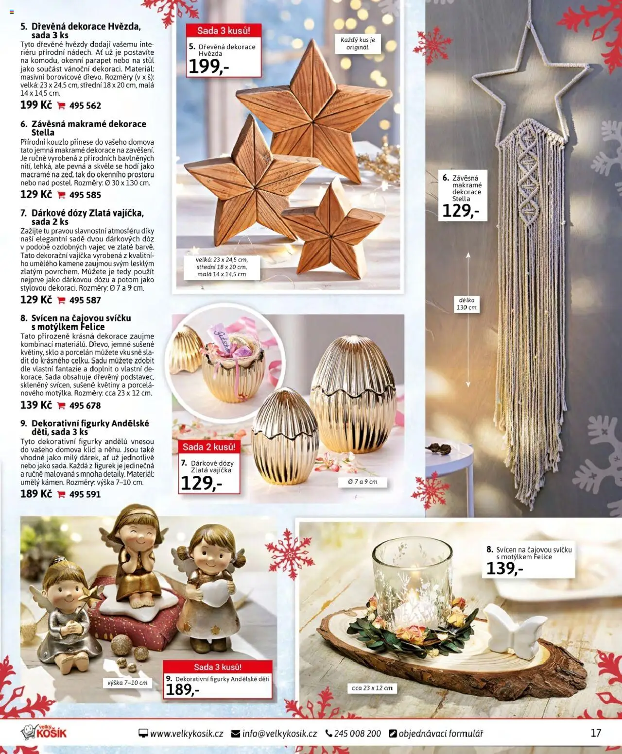 Velký Košík katalog - srpen od 01.08.2025 | Strana: 17 | Produkty: Dózy, Figurky, Stůl, Dekorace