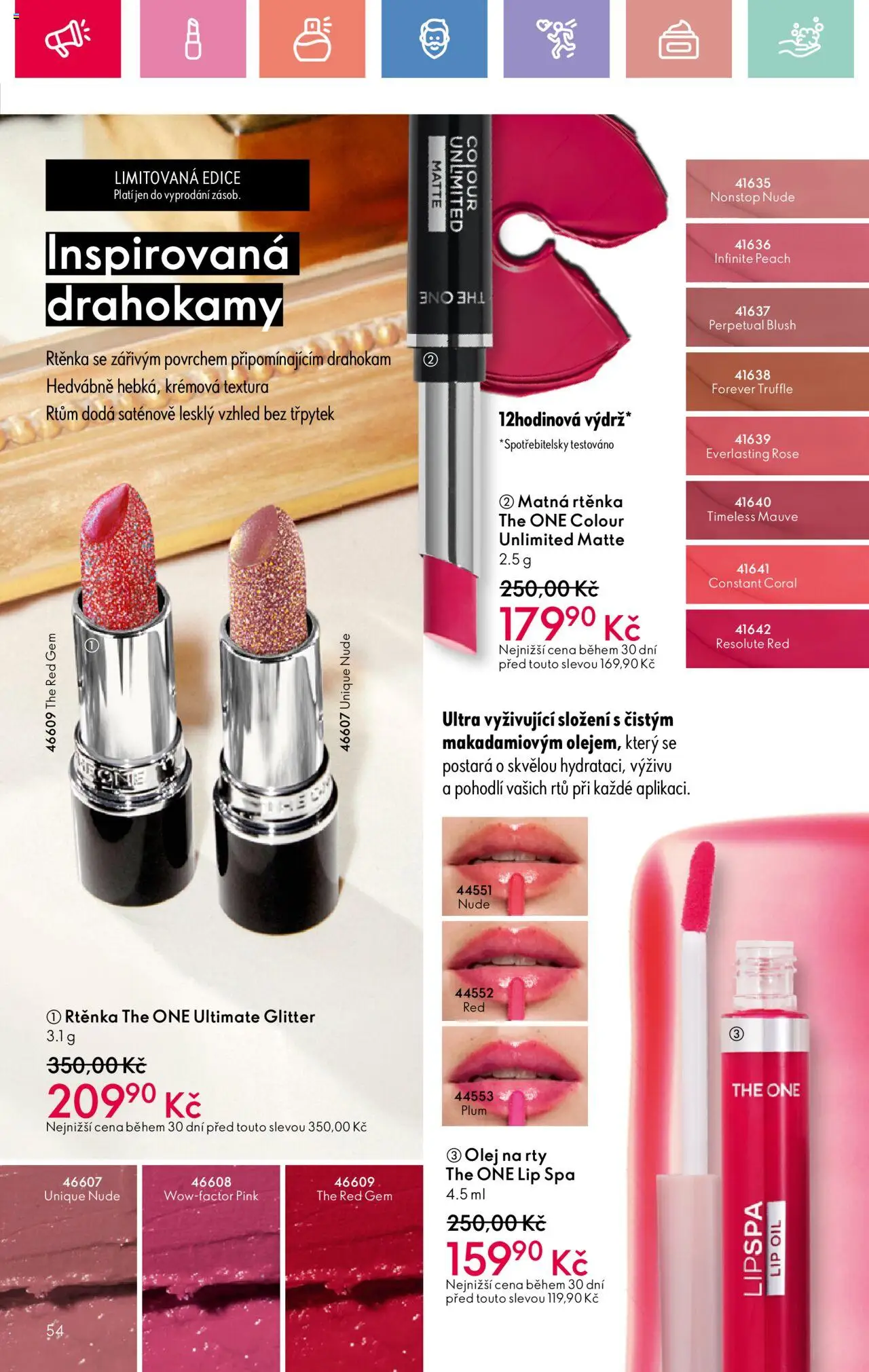 Oriflame katalog č.10/2025 od 06.07.2025 | Strana: 54 | Produkty: Olej, Rtěnka