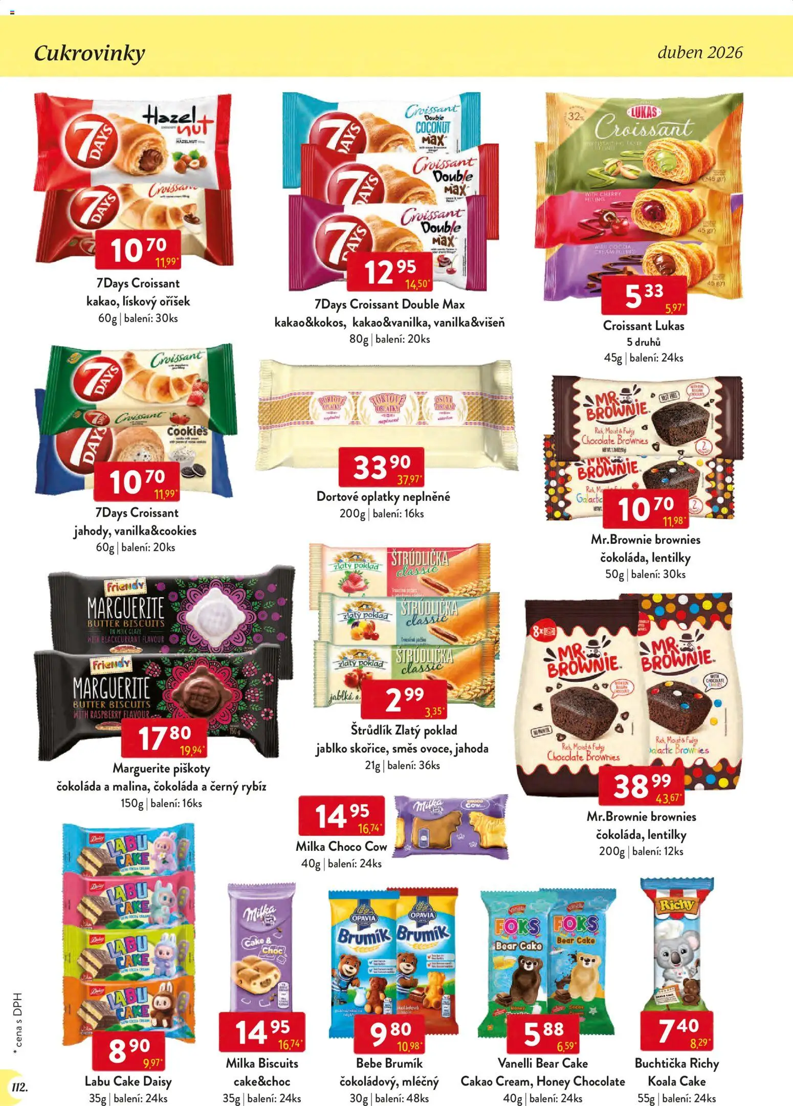 Astur & Qanto leták - Velkoobchod 04/2026 od 01.04.2026 | Strana: 112 | Produkty: Jablka, Piškoty, Brumik, Bebe