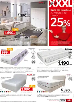 Ofertele XXXLutz valabile de la 06.10.2025 | Pagină: 9 | Produse: Pat, Saltea, Comodă