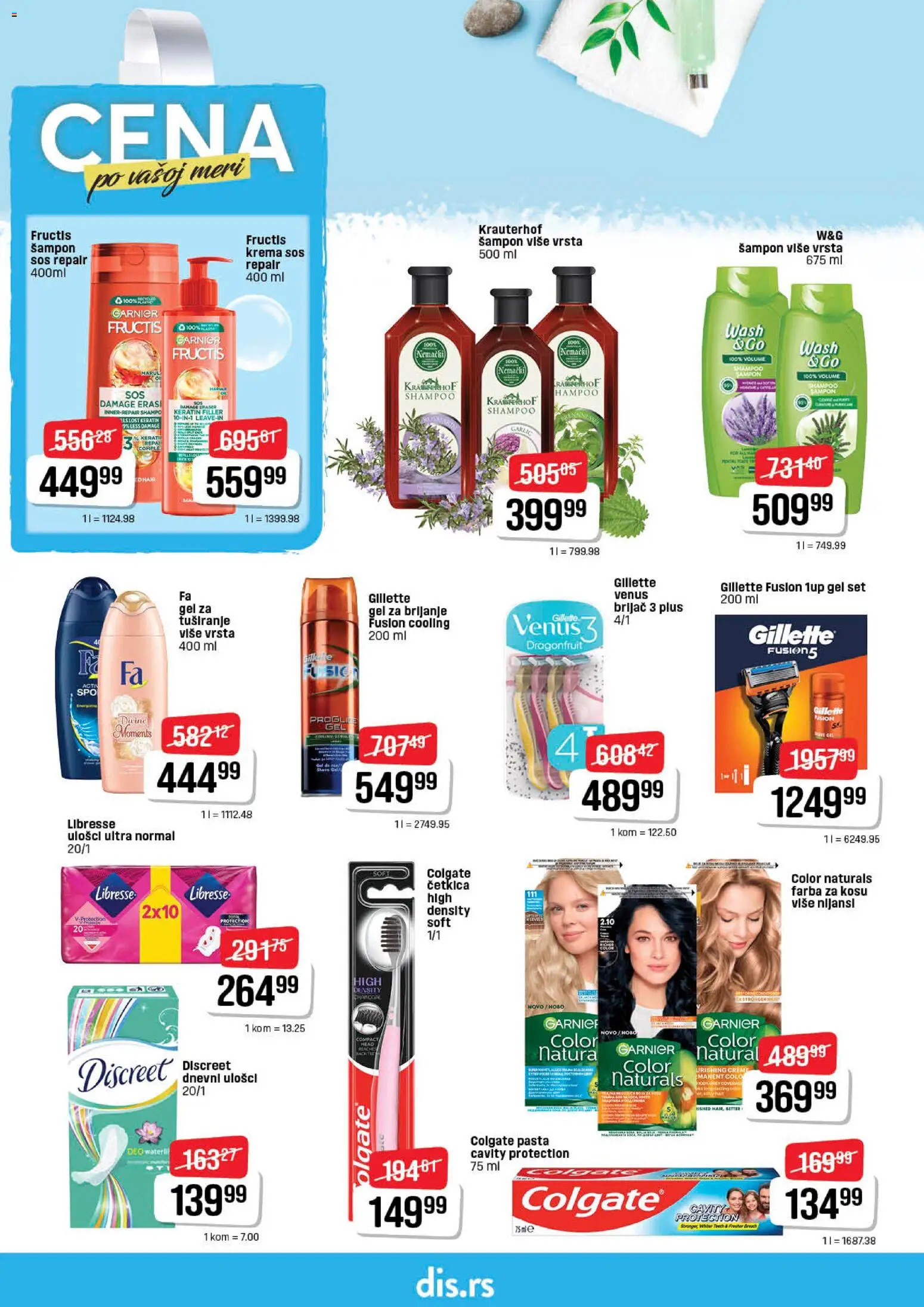 Super DIS katalog - važi od 15.01.2026 | Strana: 16 | Proizvode: Brijač, Gel za brijanje, Šampon, Krema