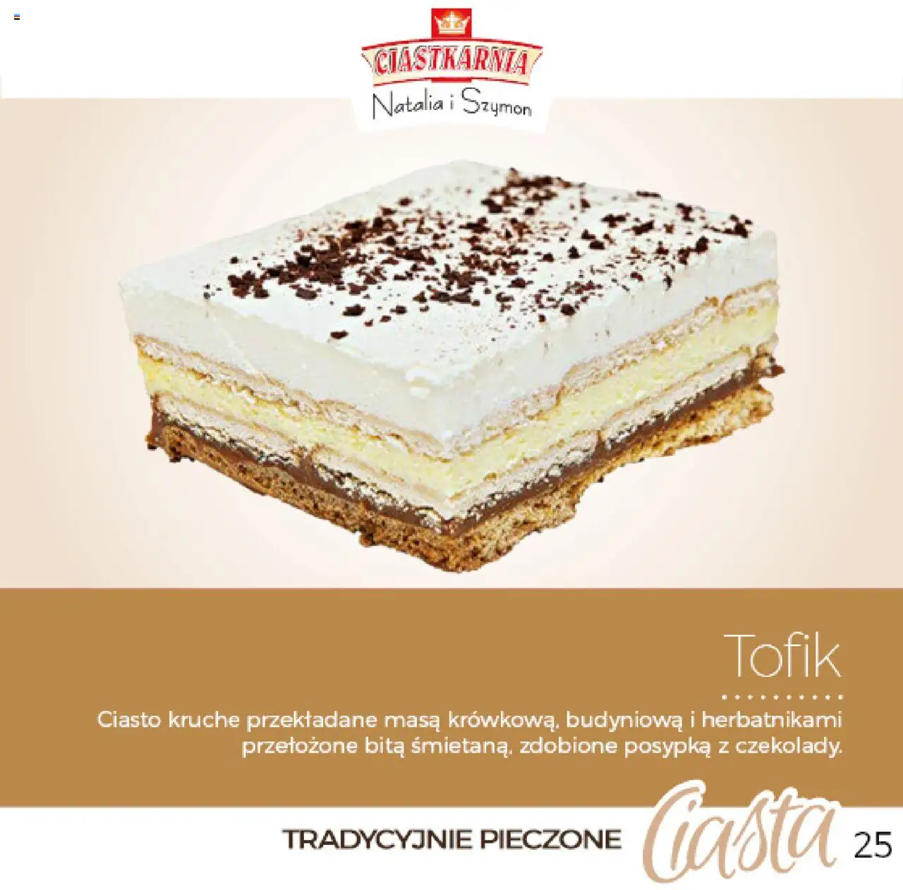 Topaz Gazetka - Ciast od 04.06.2025 | Strona: 25 | Produkty: Galaretka, Ciasto, Owoce