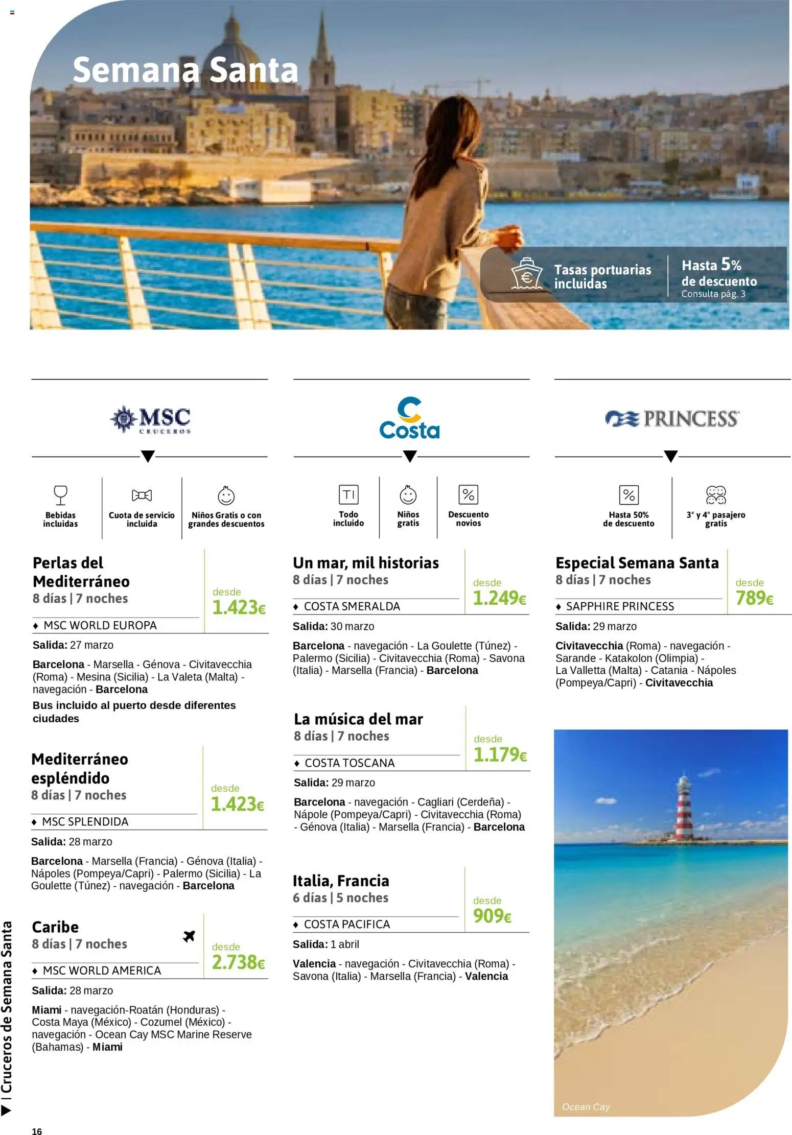 Viajes El Corte Inglés Semana del Crucero │ válido desde el 07.01.2026 | Página: 17 | Productos: Navegación