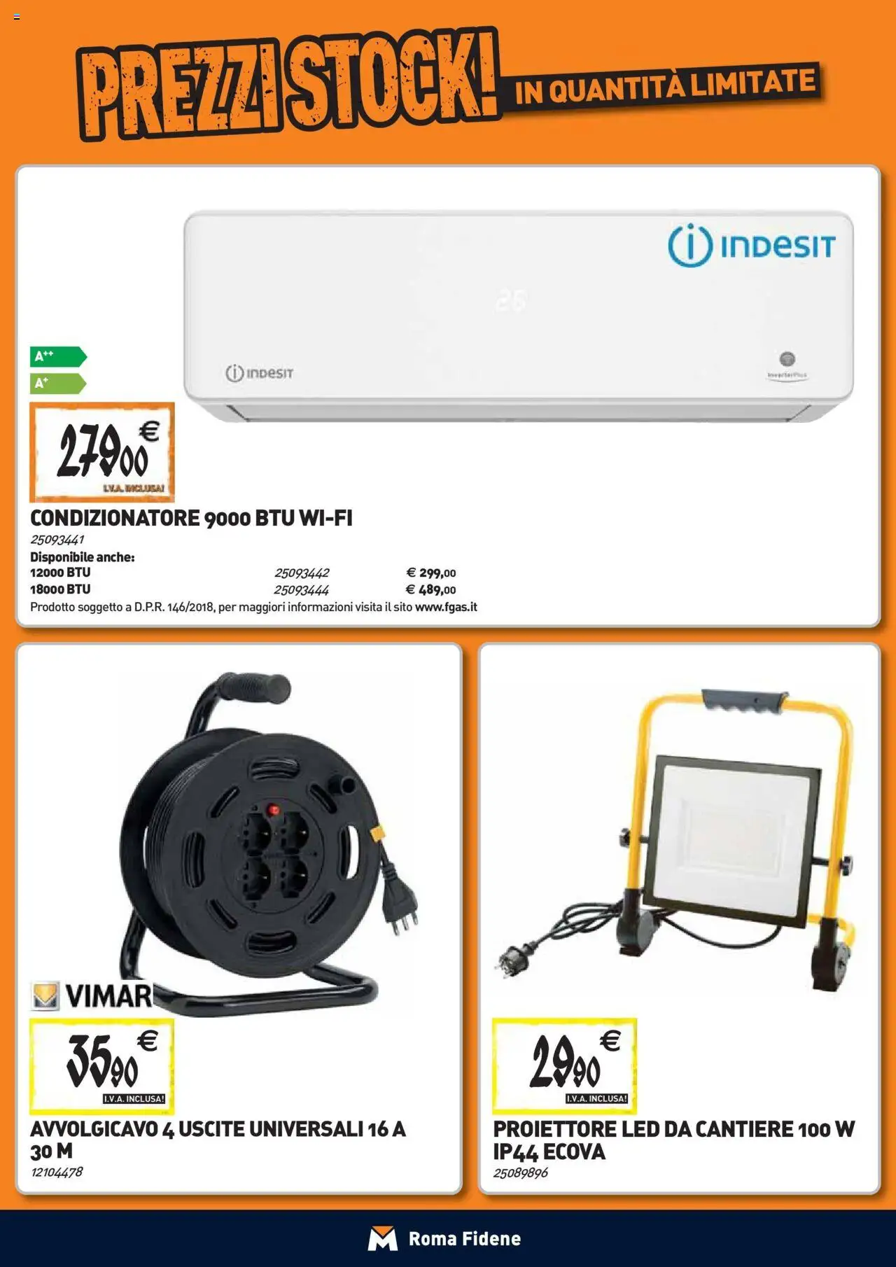 Volantino TECNOMAT del 24.09.2025 | Pagina: 19 | Prodotti: Condizionatore