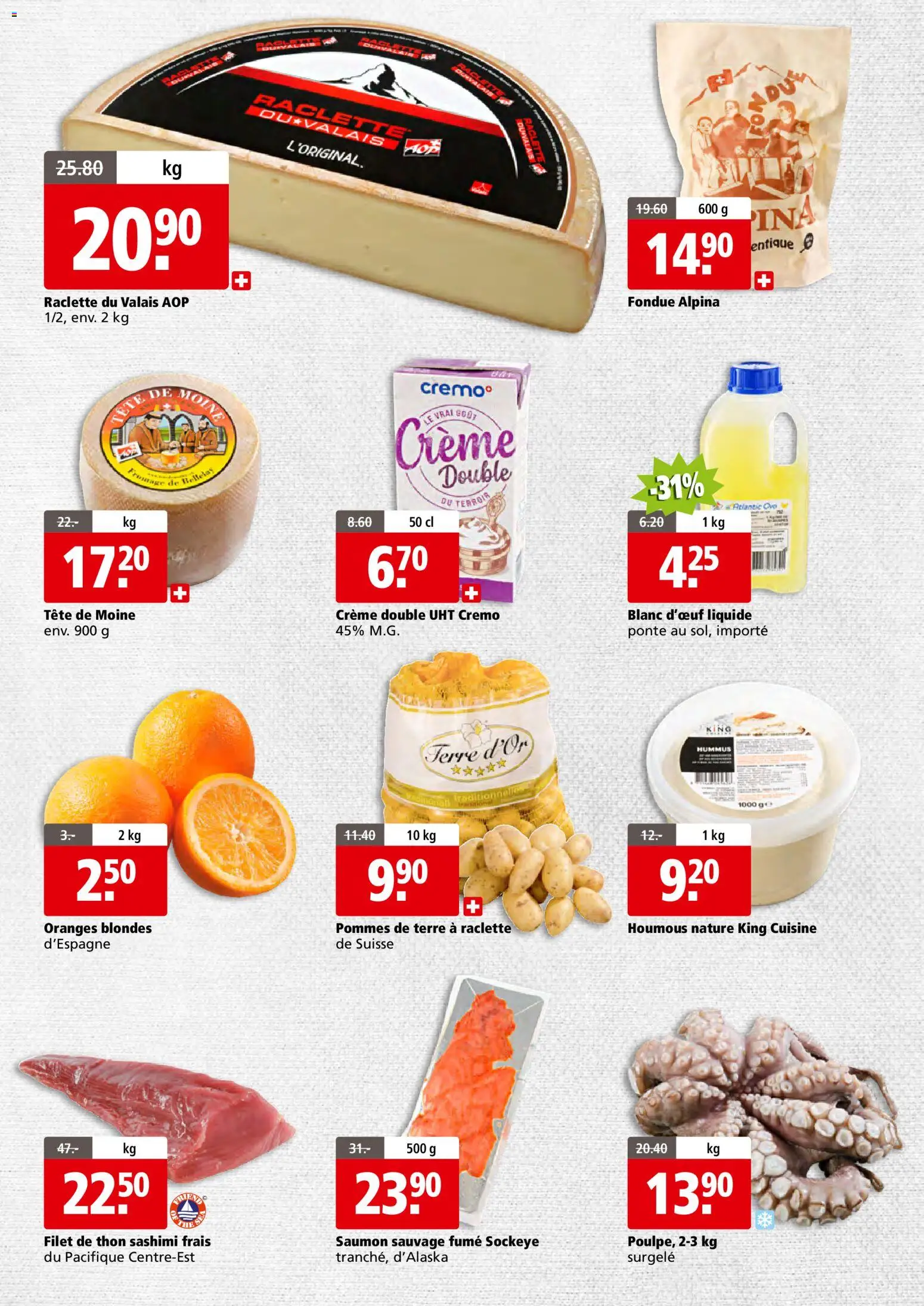 Aligro Aktionen Businesskunden - Chavannes, Matran, Genève, Sion – gültig ab 19.01.2026 | Seite: 2 | Produkte: Raclette, Fondue, Creme