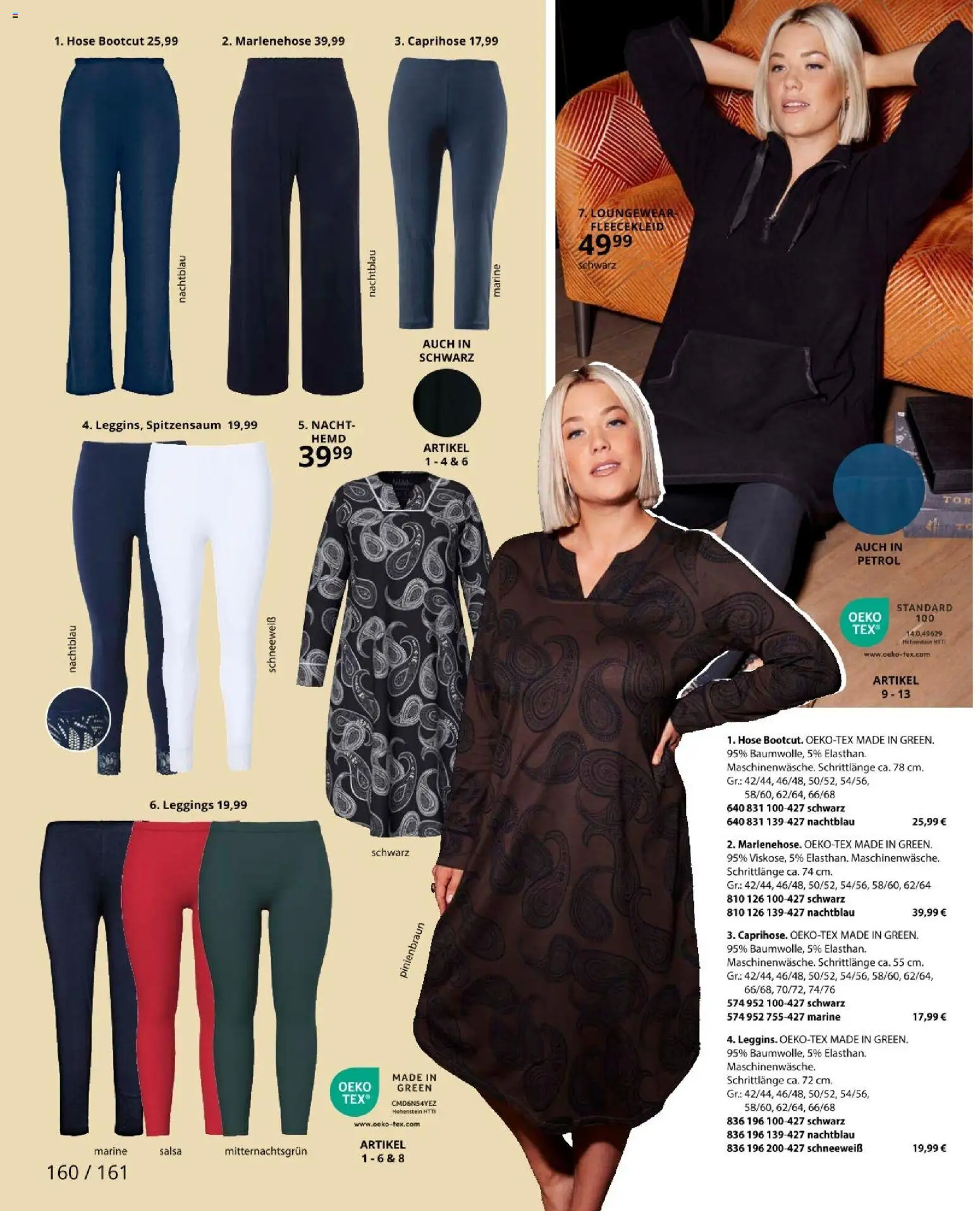 Ulla Popken akciós ujság - amely érvényes a következő dátumtól: 01.11.2025 | Oldal: 160 | Termékek: Leggings