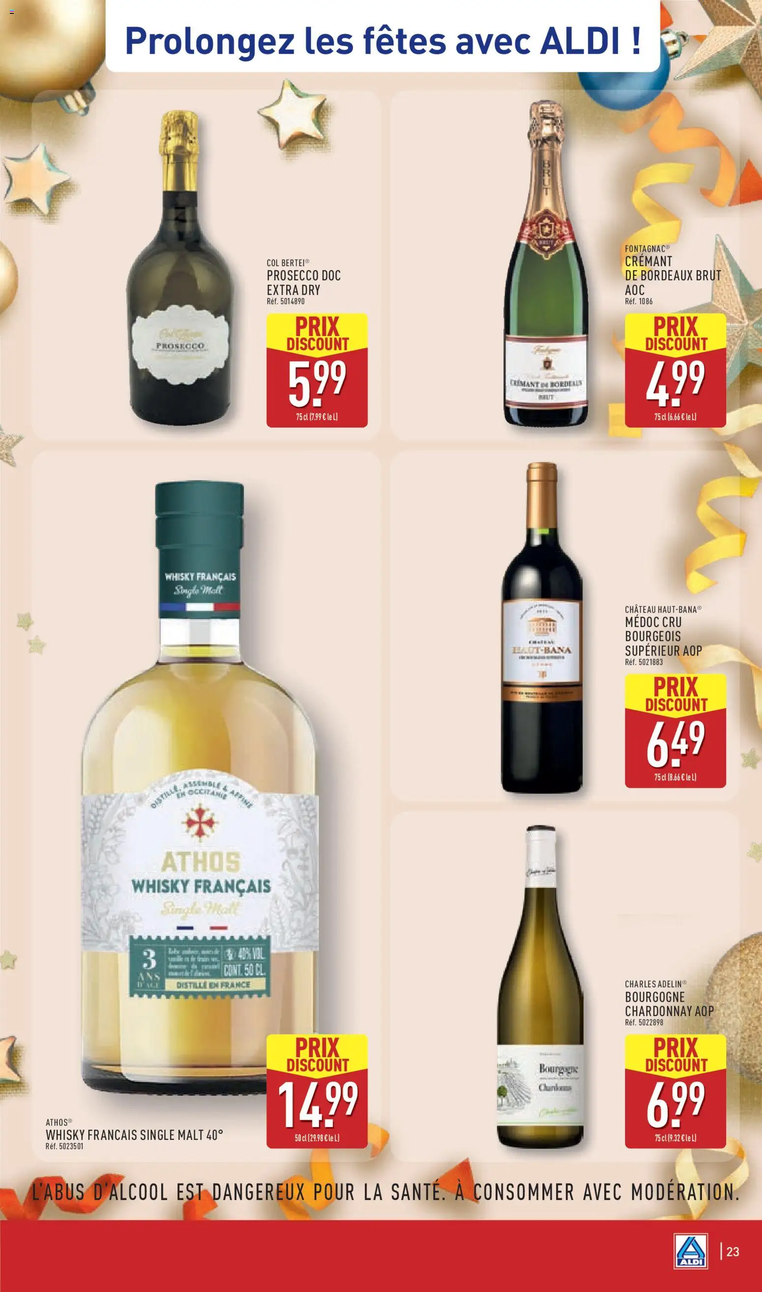 {H1} | Page: 26 | Produits: Whisky, Crémant, Prosecco