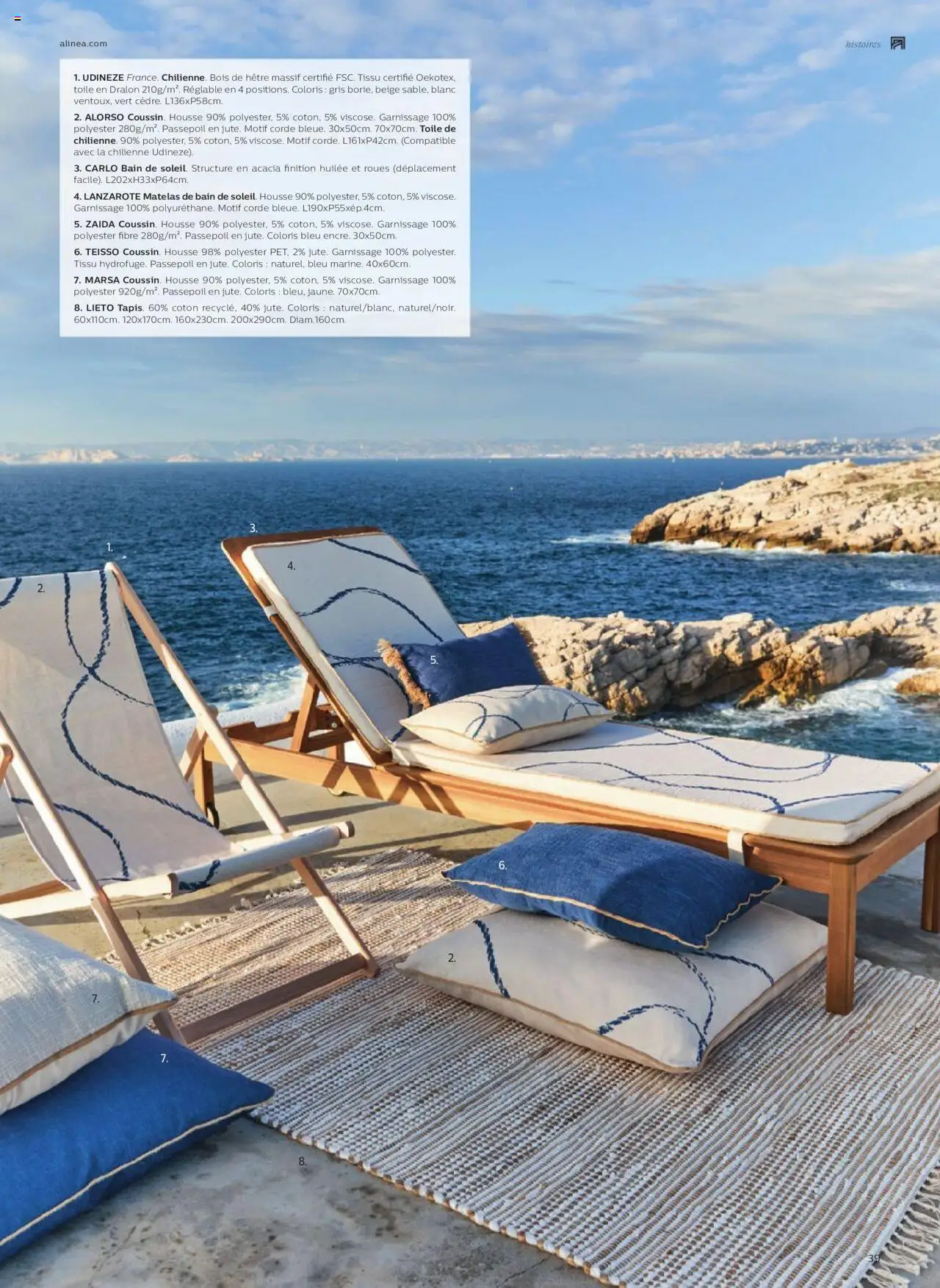 {H1} | Page: 39 | Produits: Coton, Matelas