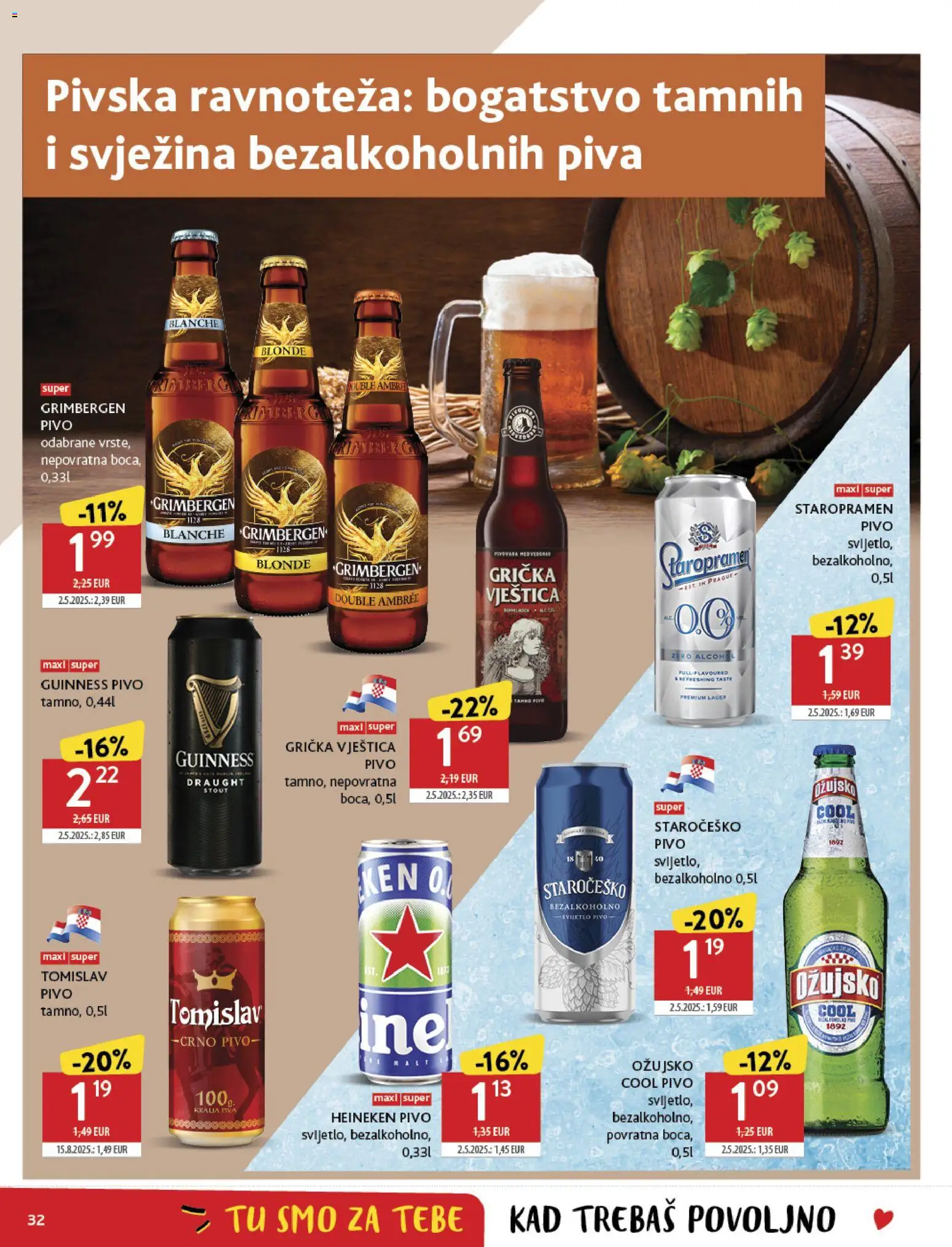 Konzum HR akciós ujság - amely érvényes a következő dátumtól: 05.11.2025 | Oldal: 32 | Termékek: Heineken