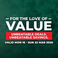 Food Lover's Market specials catalogue – valid from 16.03.2026