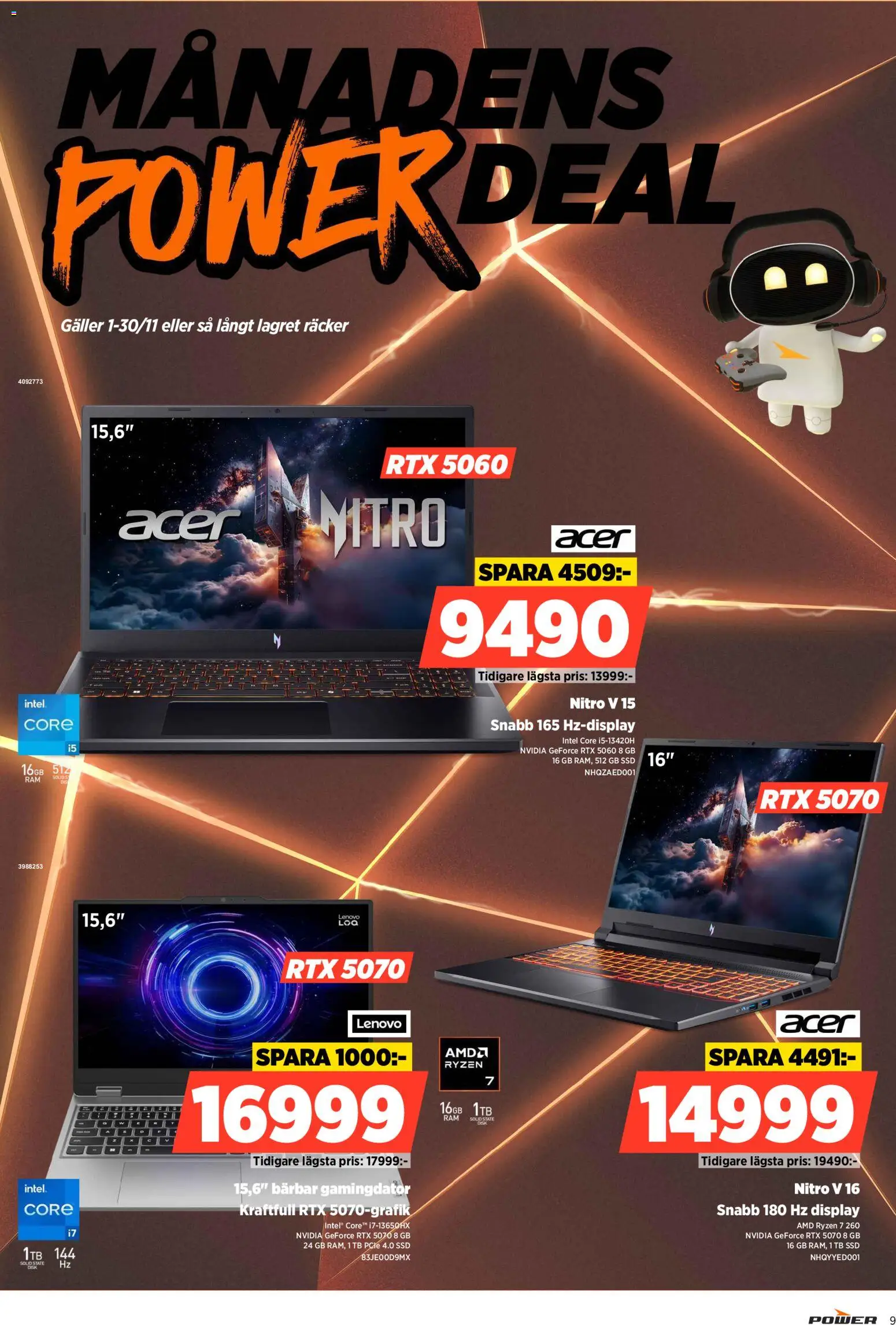 Power reklamblad aktuell från 10.11.2025 | Sida: 9 | Produkter: Galler