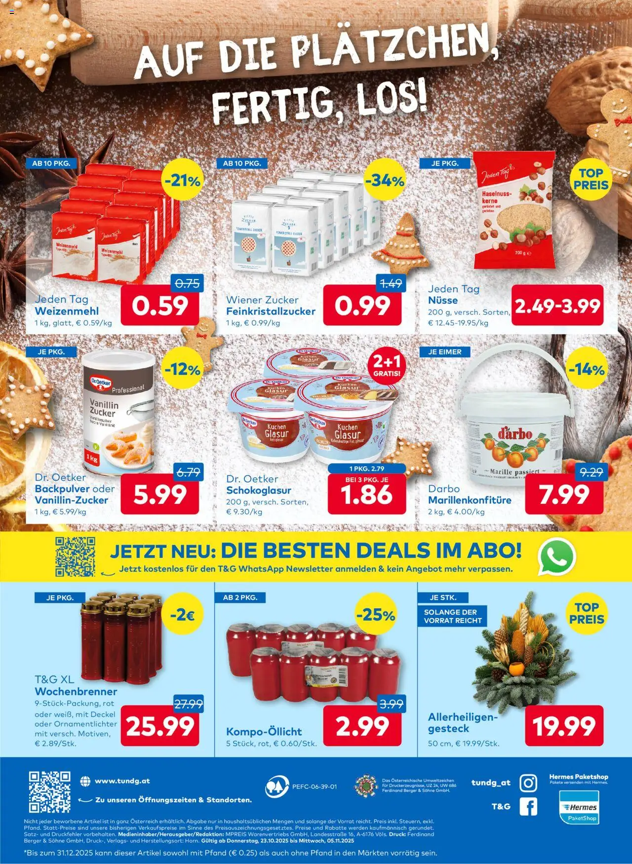 T&G Steiermark gültig ab 23.10.2025 | Seite: 8 | Produkte: Nüsse, Zucker
