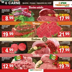 Anteprima del volantino Volantino Ipertriscount	 valido a partire dal 29.10.2025 | Pagina: 10 | Prodotti: Bovino, Pepe, Vitello, Hamburger