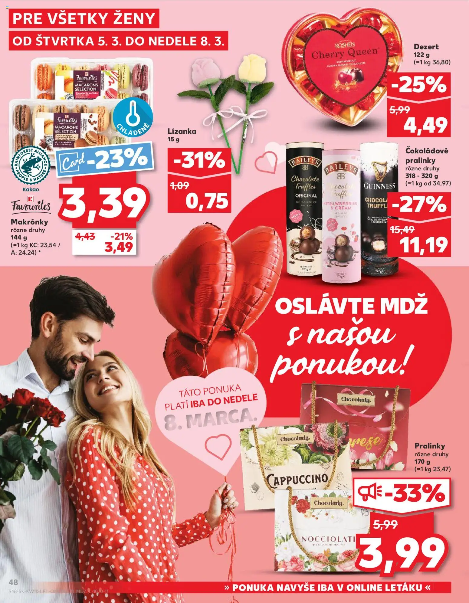 Kaufland SK akciós ujság - amely érvényes a következő dátumtól: 05.03.2026 | Oldal: 48