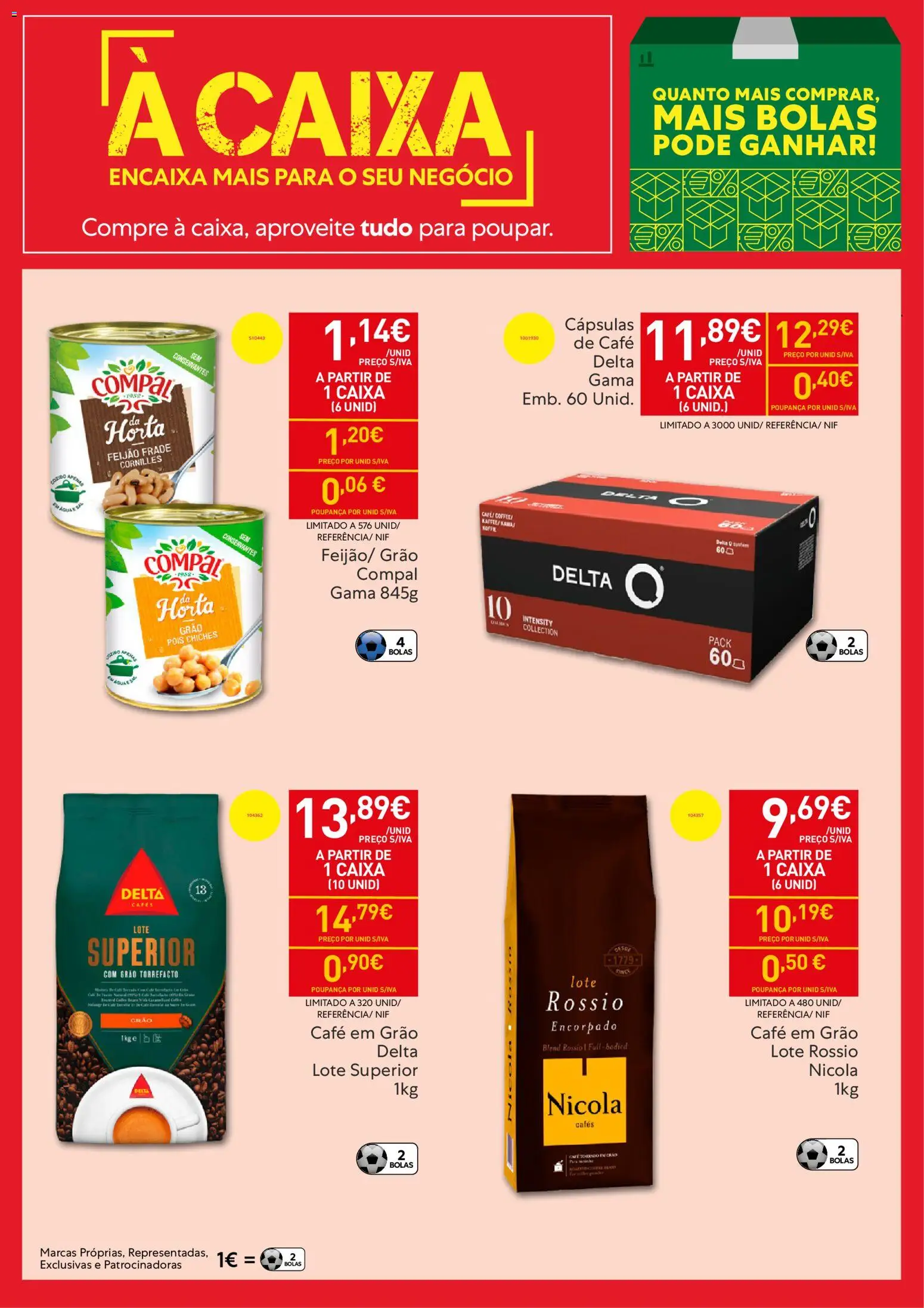 Recheio Horeca │ válido de 24.03.2026 | Página: 2 | Produtos: Caixa, Café